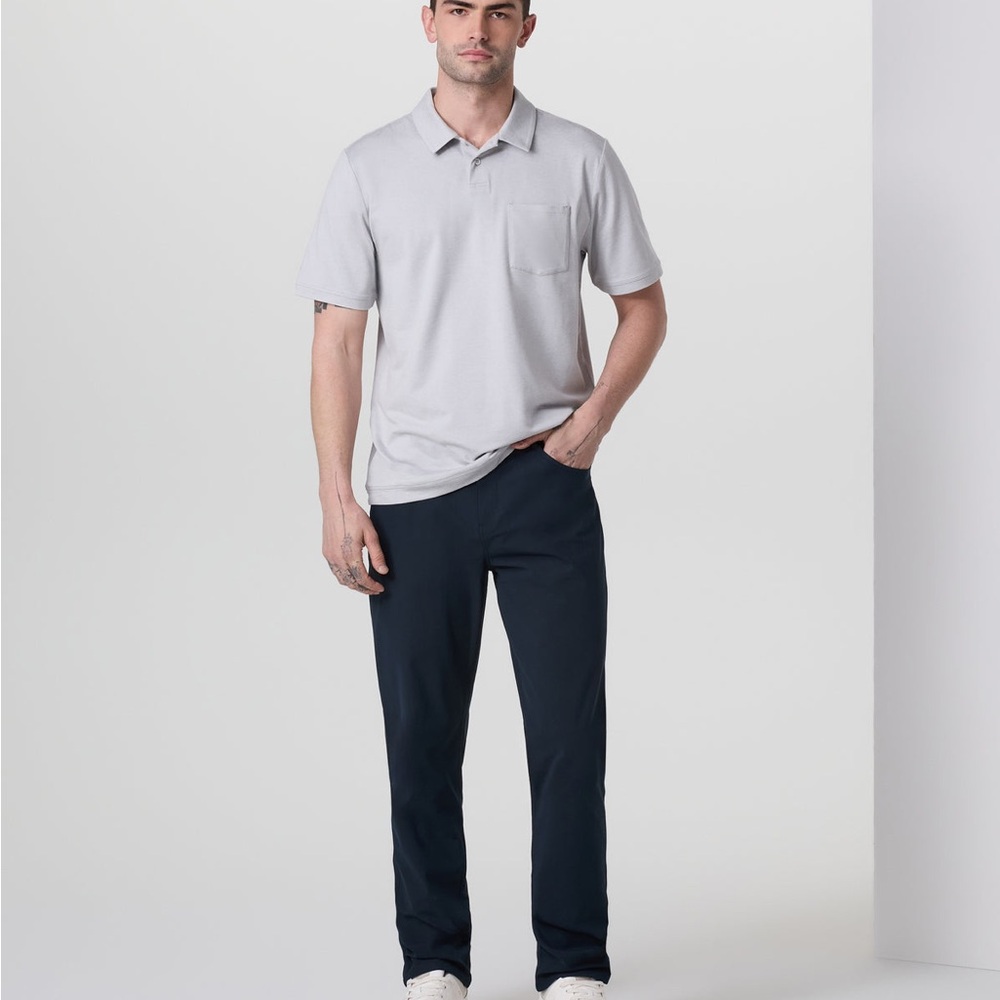 NWT Vuori Meta Pant Long 34” Inseam Navy Performance Stretch Pants Men’s 38